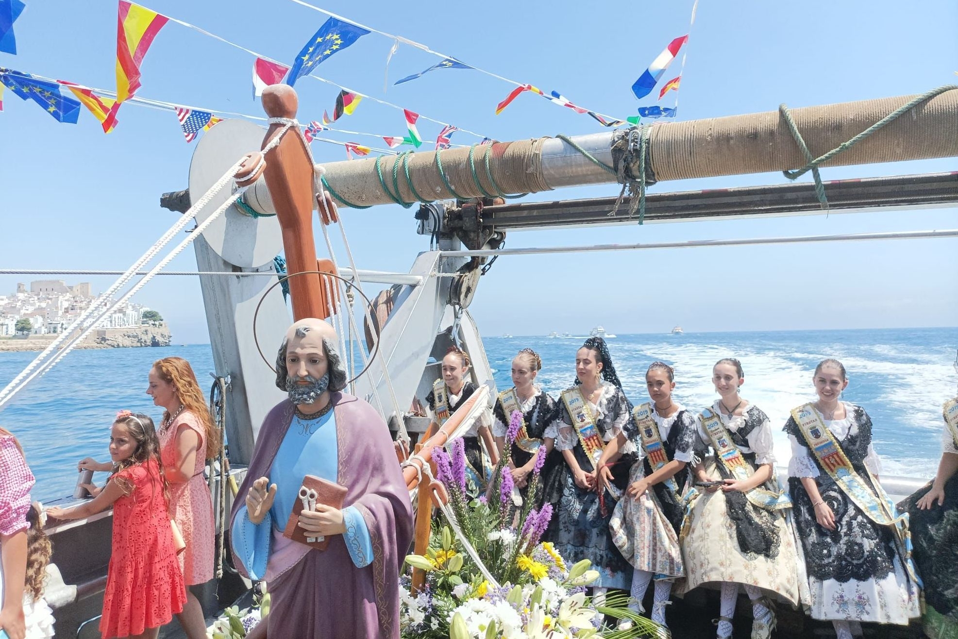 Peñíscola recupera la procesión marítima en la celebración del día de San Pedro

