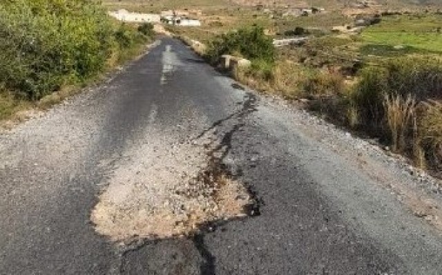 MC exigirá en el próximo Pleno el arreglo de la carretera entre la rambla de La Azohía y las baterías de Cabo Tiñoso