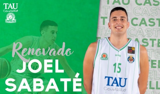 Joel Sabaté renueva con el TAU Castelló