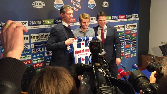 El noruego Odegaard, presentado como nuevo jugador del Heerenveen