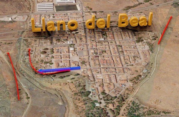 El interceptor de pluviales que acabará con las escorrentías de lluvia en El Llano del Beal, listo para el servicio