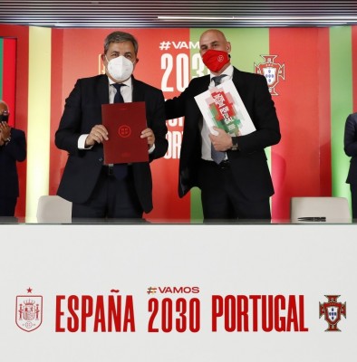 España y Portugal afianzan la candidatura ibérica al Mundial 2030