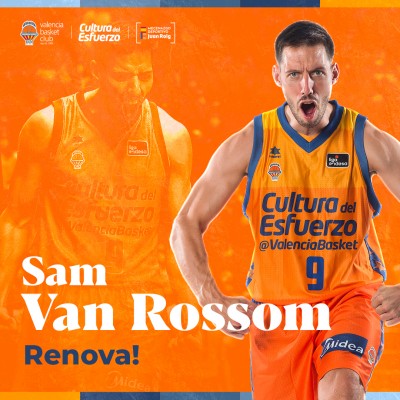 Valencia Basket confirma la renovación de Van Rossom una temporada