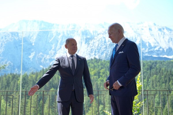 Biden y Scholz abren el G7 con el propósito de un Occidente más fuerte cuando termine la guerra