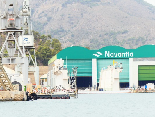 Navantia pierde 93,3 millones en 2021 y mejora resultados un 36%
