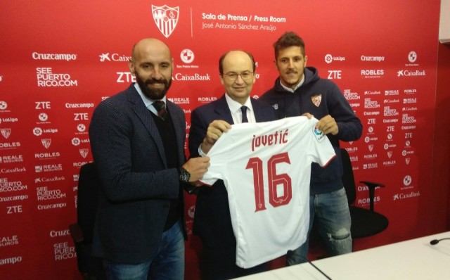 Stevan Jovetic, nuevo jugador del Sevilla