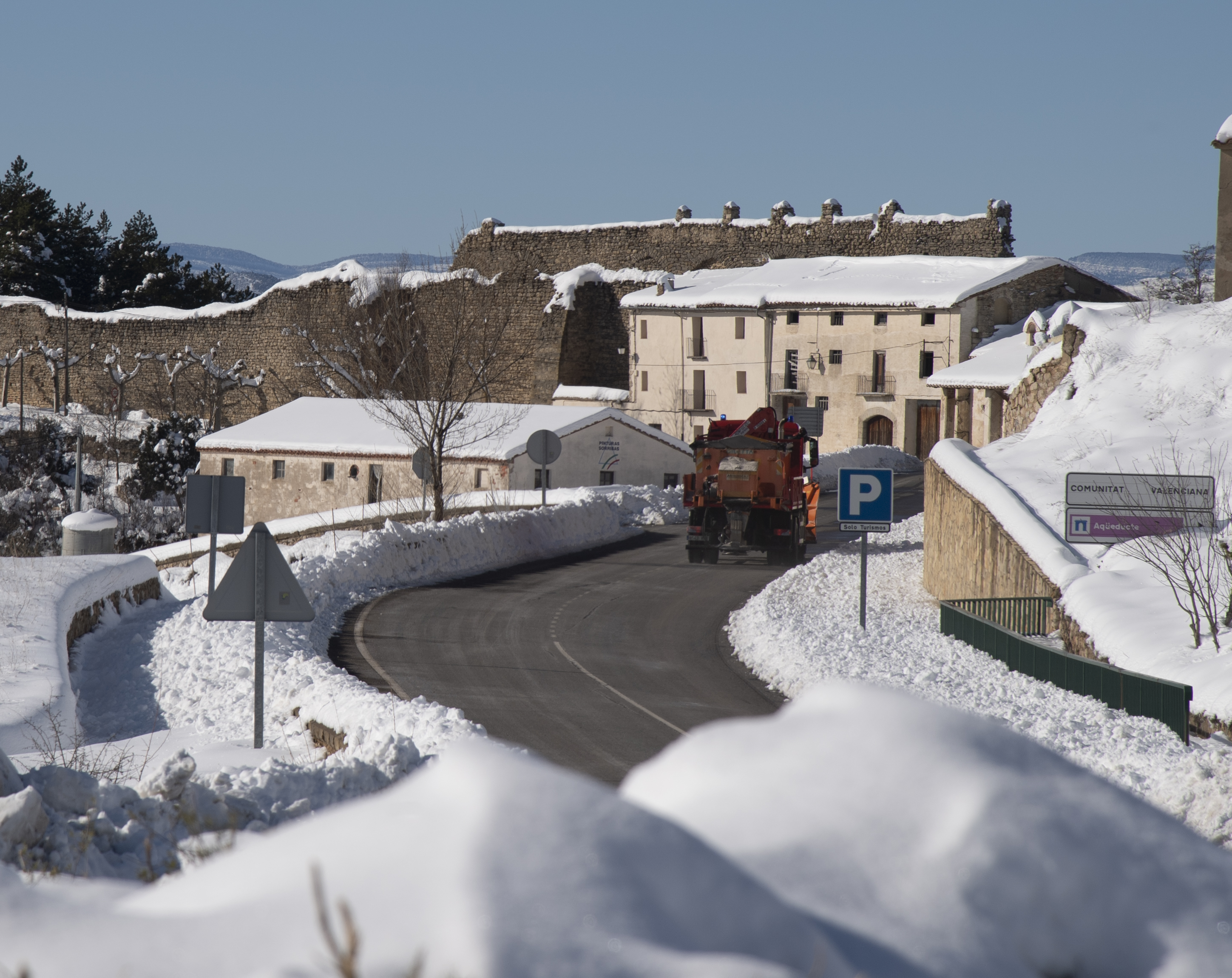 El Gobierno aporta a la Diputación 2,5 millones para reparar las carreteras afectadas por 'Filomena'