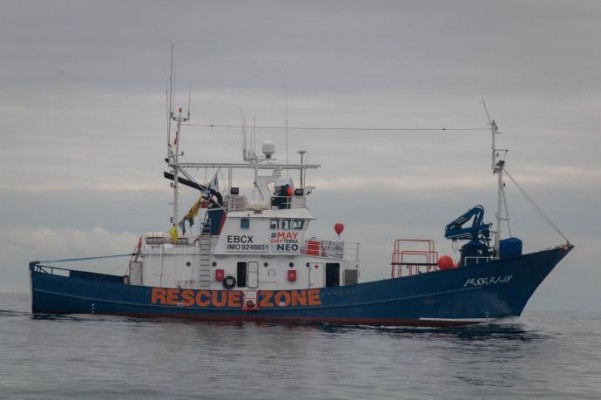 El 'Aita Mari' volverá en breve a Castellón tras desembarcar 112 migrantes