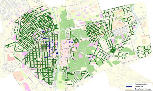Estas son las calles en las que el PMUS de Elche eliminará las 1.900 plazas de aparcamiento