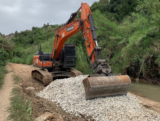 Buñol inicia las obras de mejora del paraje de la Cueva Turche tras los destrozos por las lluvias