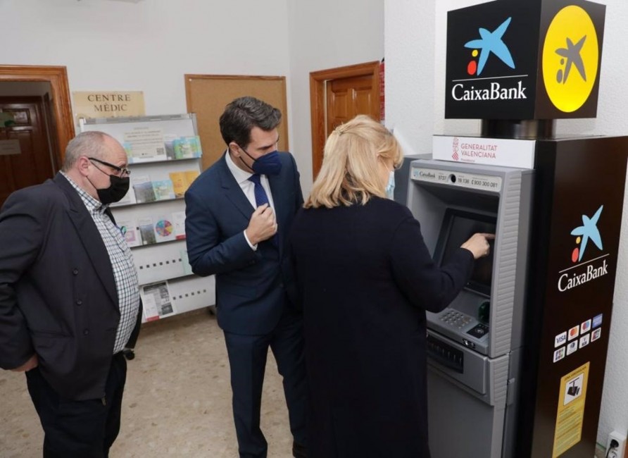 Cajero en Llocnou de Sant Jeroni. Foto: GVA - 