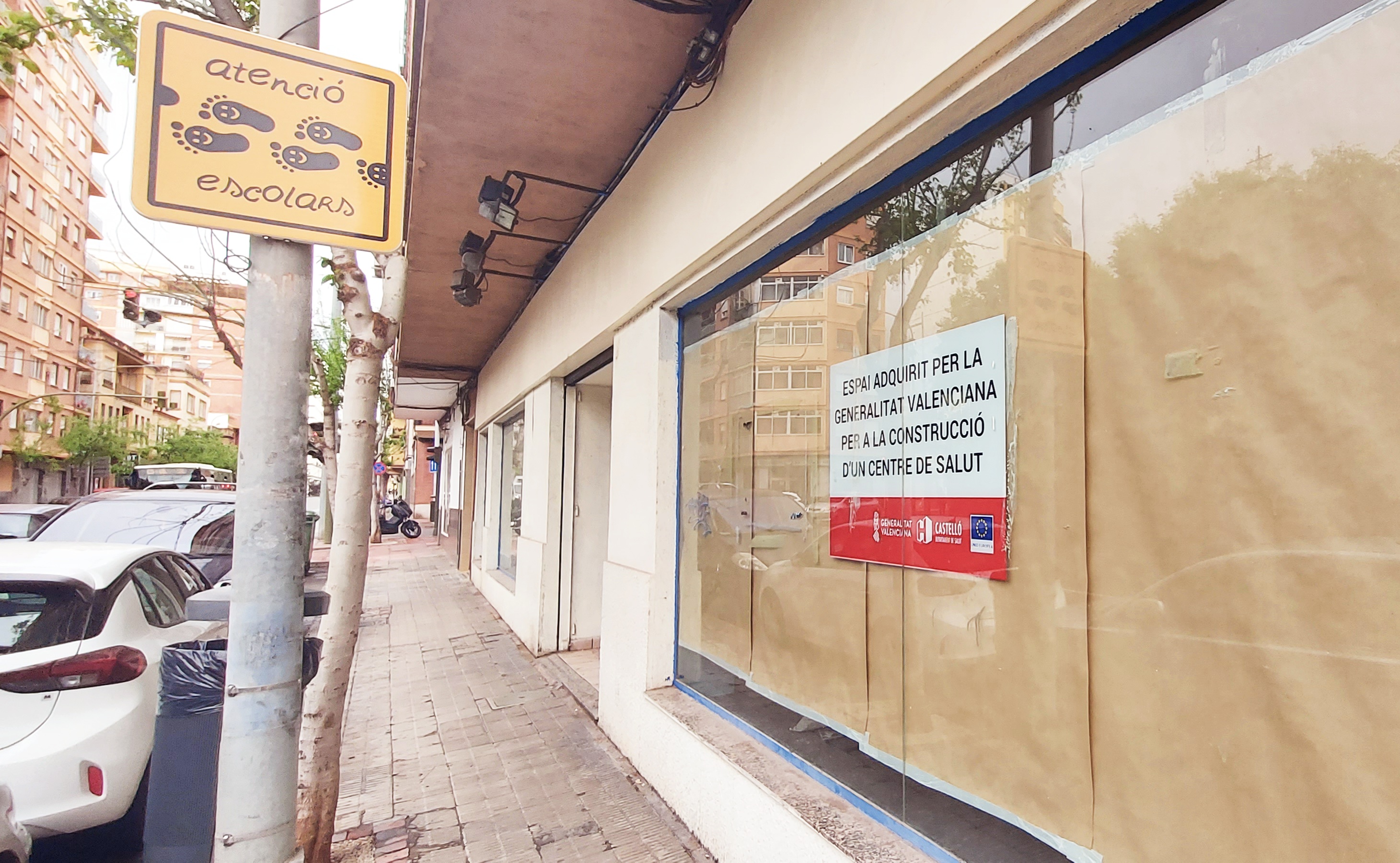 Fachada del local en la avenida Burriana donde se abrirá el nuevo centro de salud Herrero. - 