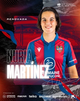 La castellonense Nuria Martínez renueva por tres temporadas con el Levante