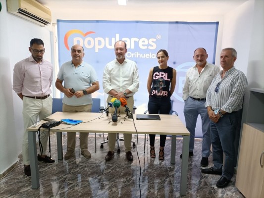 El PP de Orihuela critica que el bipartito les deje fuera de la negociación del presupuesto 