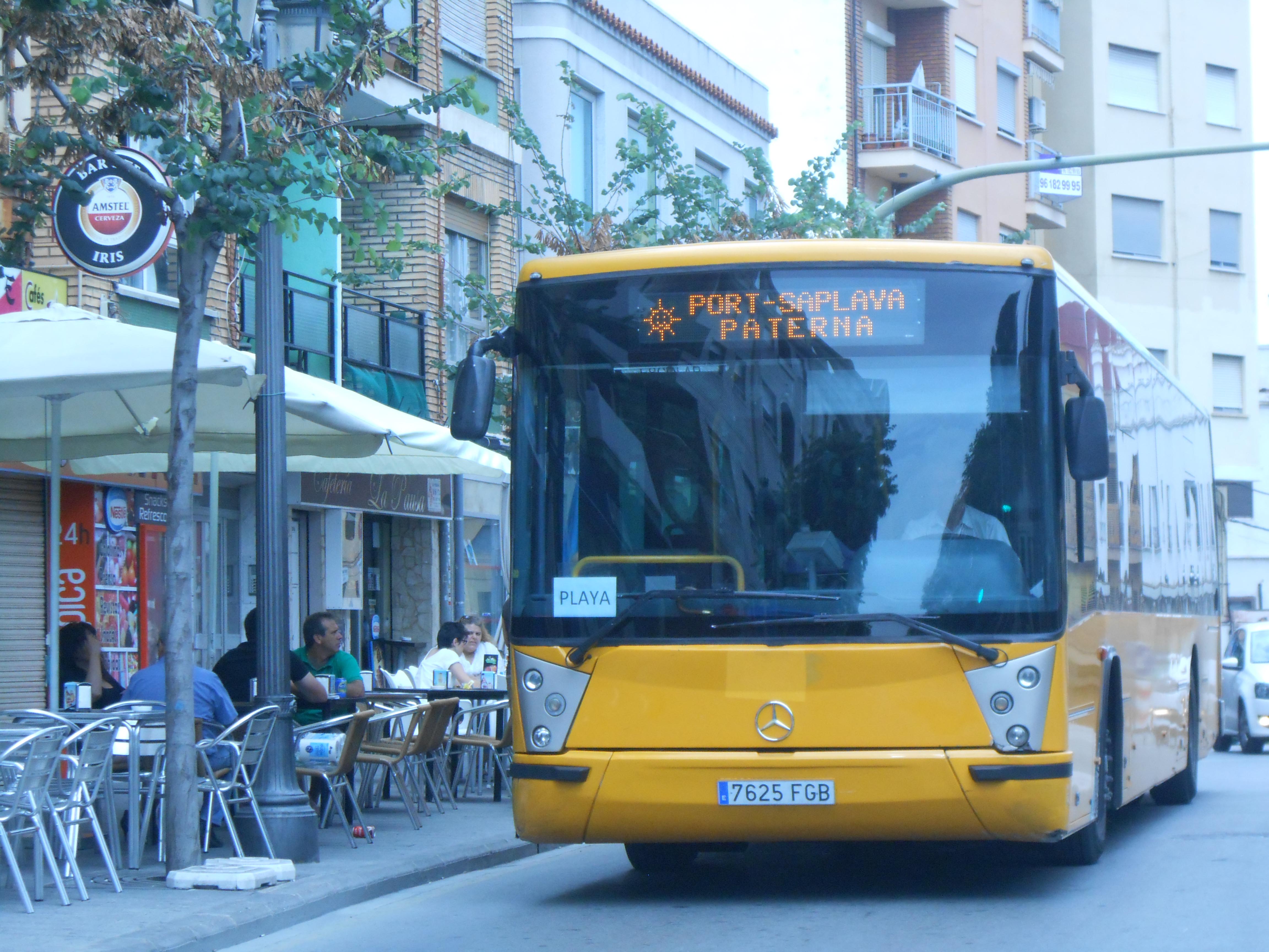 Paterna retoma el servicio de autobús a la playa este jueves 23 de junio