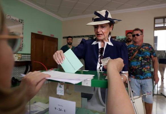 La participación en las elecciones andaluzas supera el 34% a las 14 horas, 4 puntos más que en 2018
