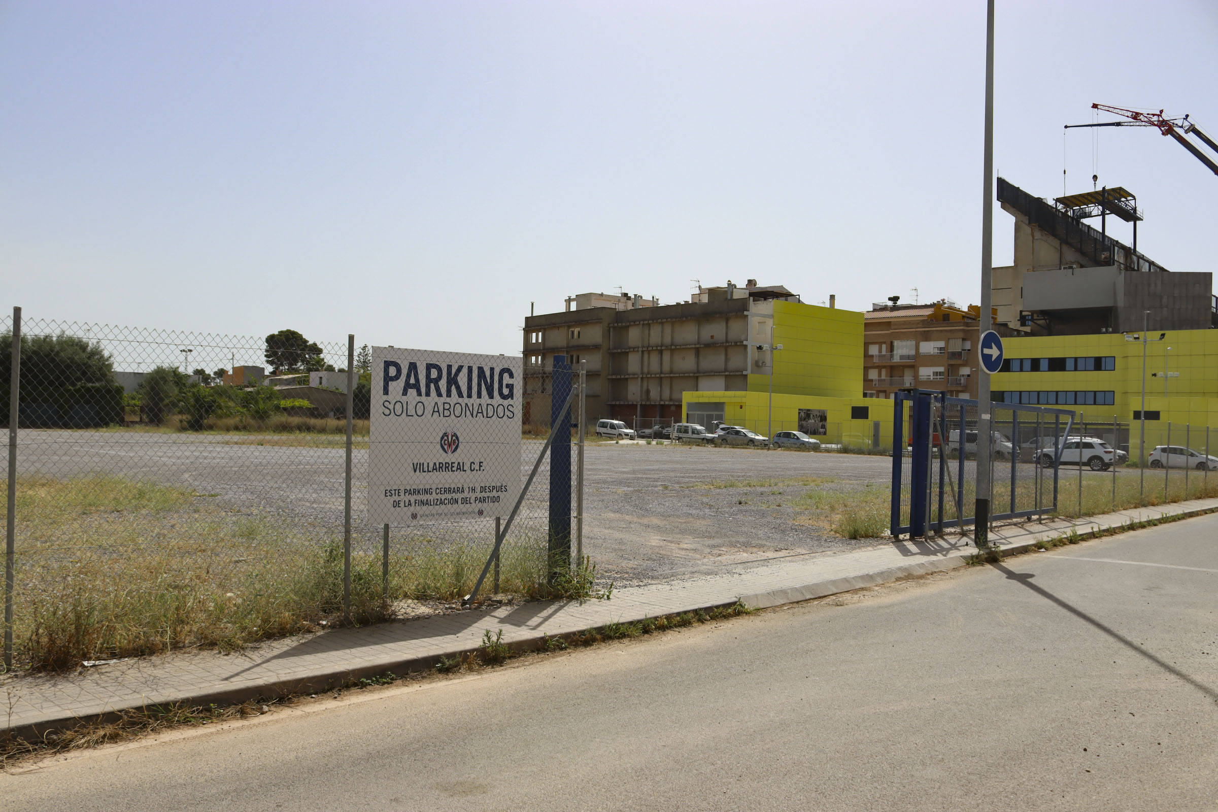 Vila-real habilita un parking provisional mientras duren las obras de La Cerámica