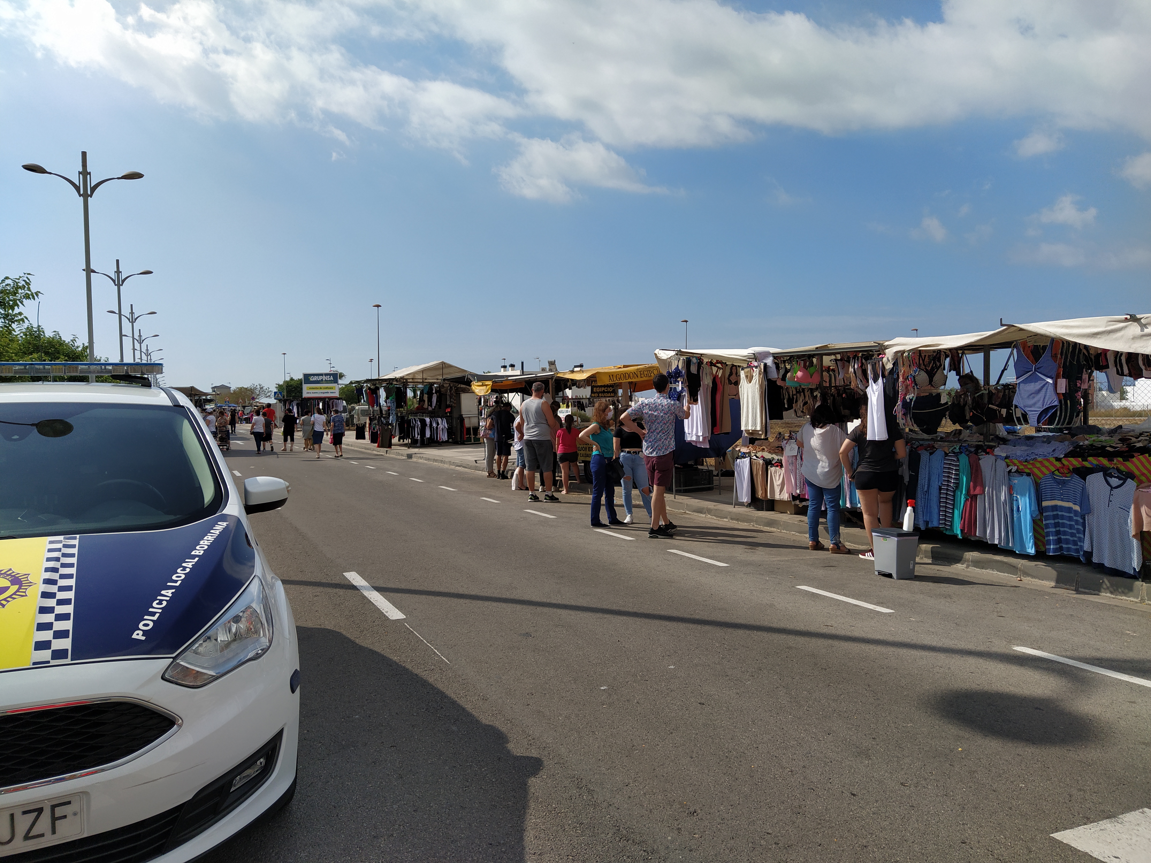 El mercado de los martes regresa a su ubicación en el centro de Burriana con 110 puestos de venta