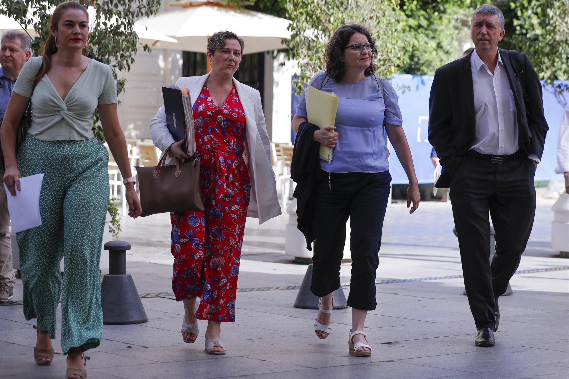 Mónica Oltra remite a las 12 horas para hablar de su situación tras ser imputada
