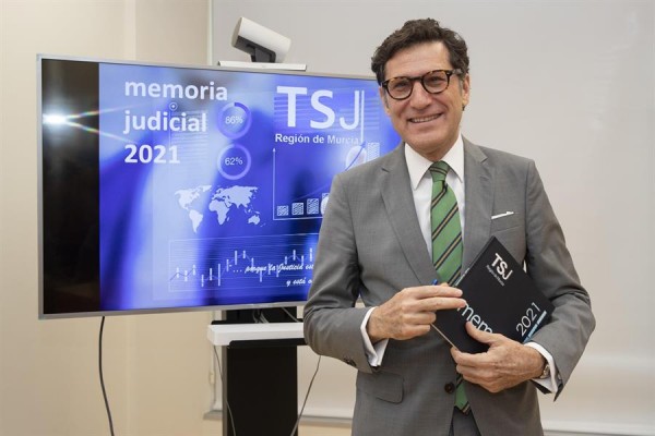 Los juzgados de la Región incrementan un 20% la resolución de casos en 2021 pese a 
