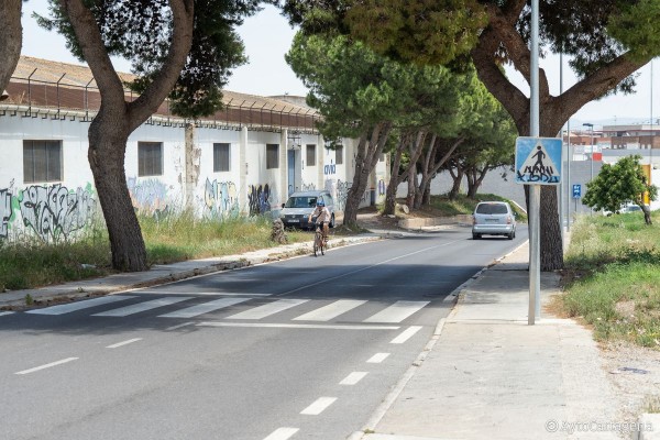 Mas de 1,6 kilómetros de carriles bici incentivarán la movilidad sostenible en el entorno de la UCAM en Los Dolores