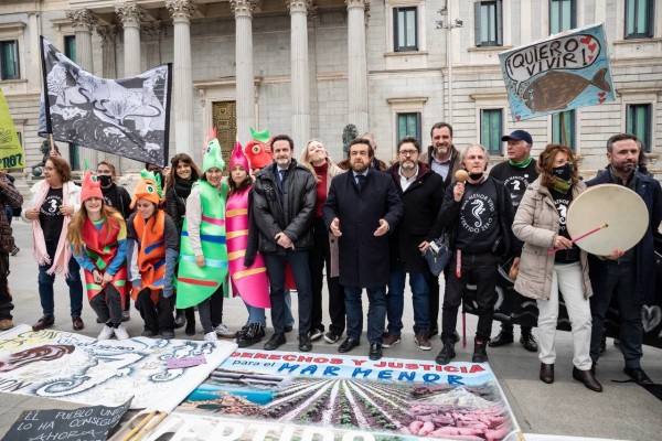 Ciudadanos mueve ficha en el Congreso para proteger el trámite de la ILP del Mar Menor