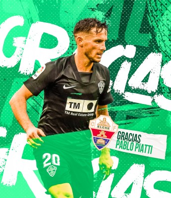 El Elche se despide de Piatti y agradece su ayuda en la consecución de las dos últimas permanencias
