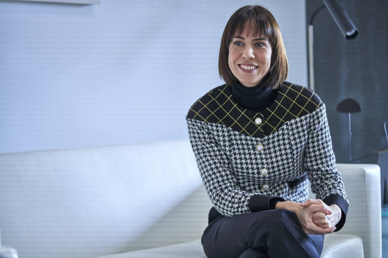 La ministra de Ciencia e Innovación, Diana Morant. Foto: ROBERTO IVÁN CANO - 