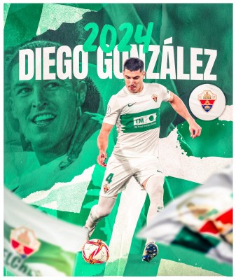 Diego González renueva por dos temporadas con el Elche
