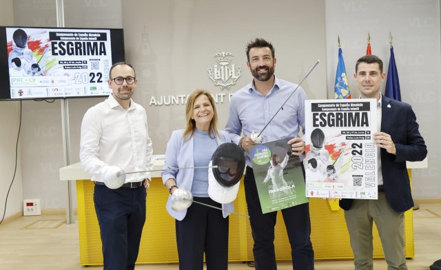 Casi 400 tiradores competirán por el título nacional de esgrima en València