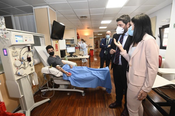 El nuevo sistema de donación de plasma en la Región beneficiará a 2.500 pacientes con enfermedades raras