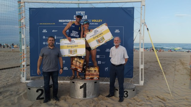 Sancho - Etxebarria y Sacristán - Monfort conquistan la 4º prueba del Circuito ‘Vichy Catalan’ Mediterranean Beach Volley en Sagunto