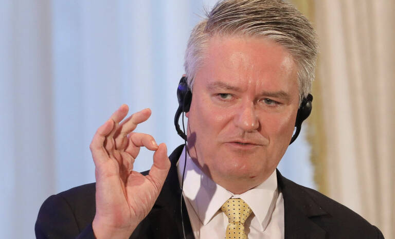 El secretario general de la Organización para la OCDE, Mathias Cormann. Foto: MARTA FERNÁNDEZ JARA/EP - 