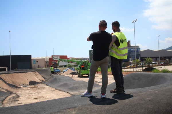 El nuevo circuito Pump Track de Onda para bicis y patines abrirá en julio
