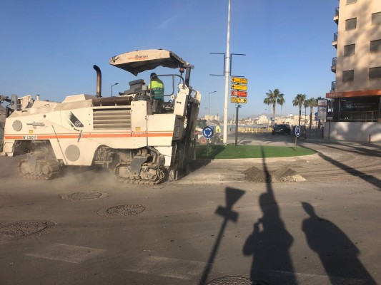 Águilas destina 1,8 millones al reasfaltado de 30 calles del centro de la ciudad y 11 de Calabardina