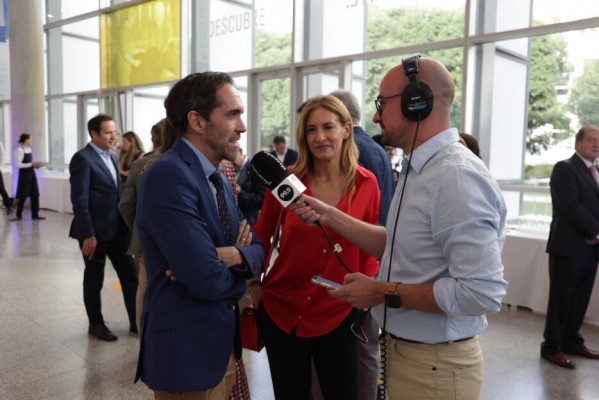 Maribel Asorey (Bodegas Murviedro) y Germán Olmedo (Hotel Westin): 