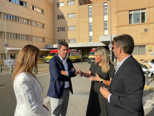 Mazón visita el General de Castelló y urge 