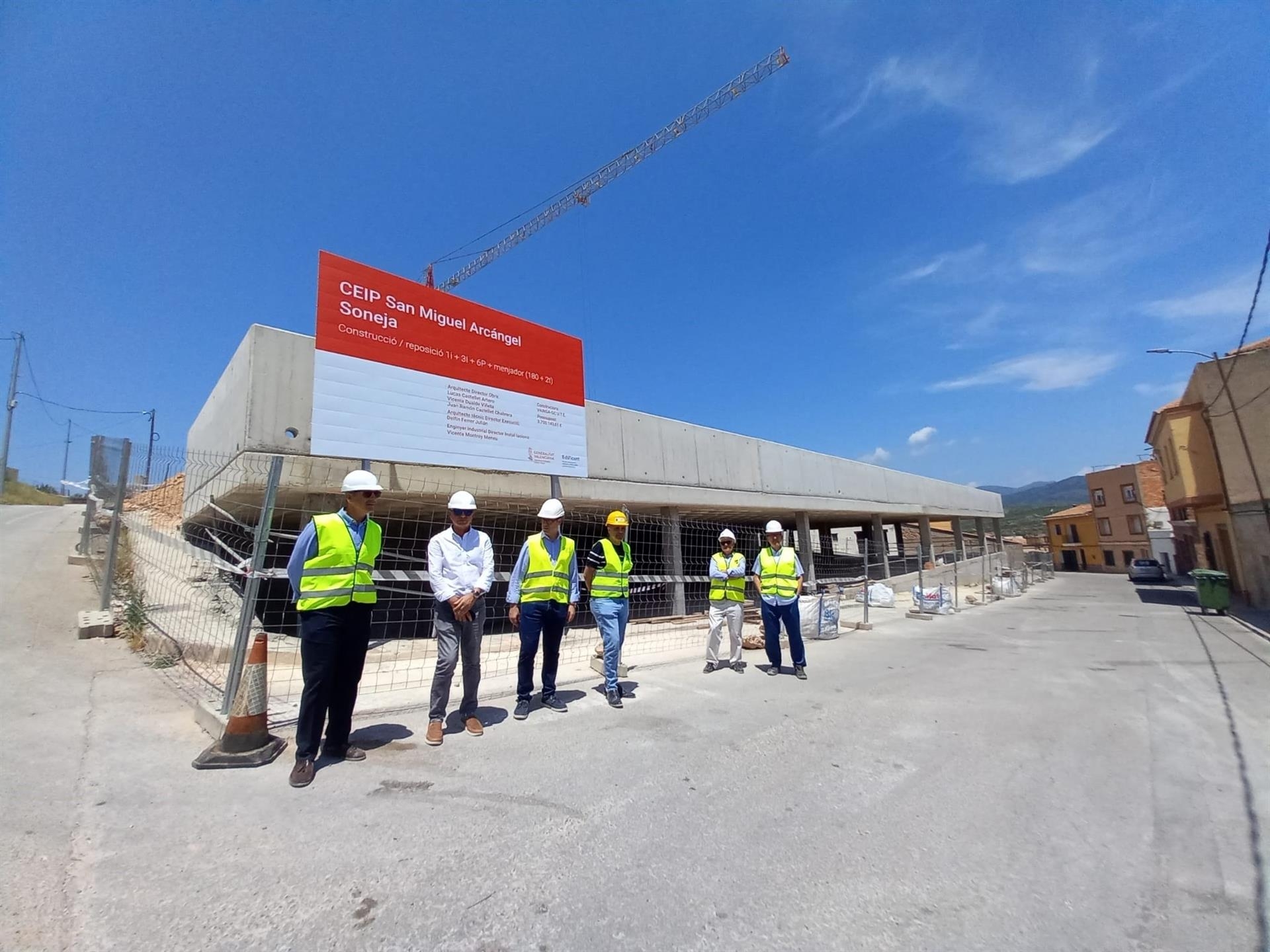 Educación prevé tener listo el nuevo CEIP San Miguel Arcángel de Soneja para el curso 2023-24