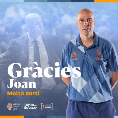 Joan Peñarroya termina su etapa en Valencia Basket
