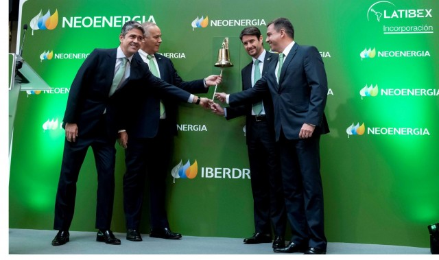 El mercado Latibex da la bienvenida a Neoenergia, filial brasileña de Iberdrola