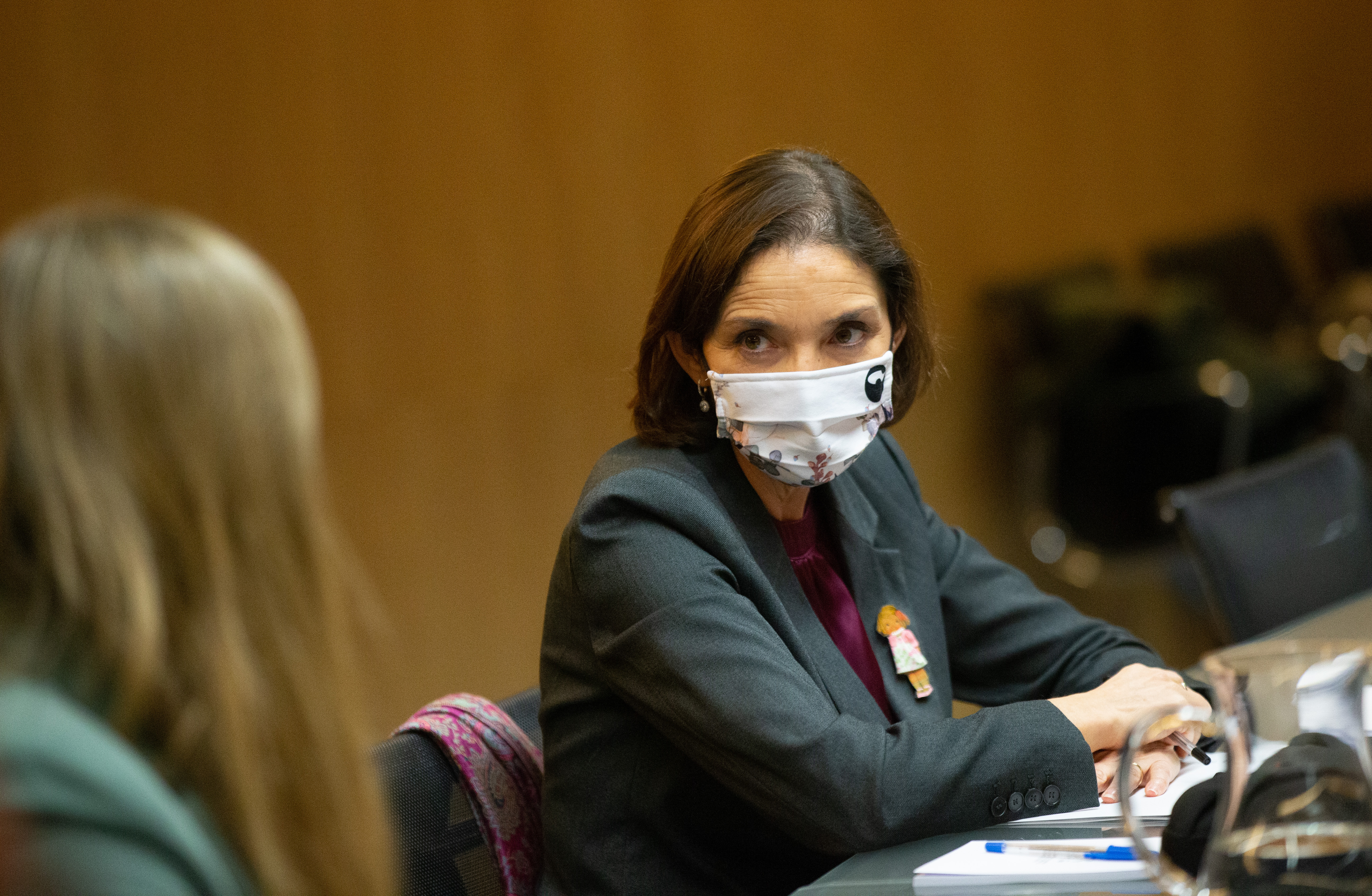La ministra de Industria, Comercio y Turismo, Reyes Maroto. Foto: ISABEL INFANTES/EP - 
