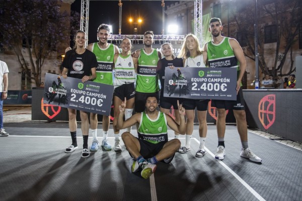 Pitius de Ibiza y Madrid ganan el torneo del Herbalife 3x3 Series de Murcia