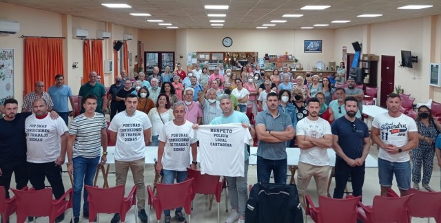 Los sindicatos policiales encuentran el respaldo vecinal ante la falta de medios y efectivos para mantener la seguridad en Cartagena