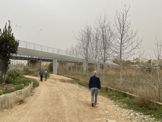 Este es el nuevo viaducto que propone FGV sobre el Algar en Altea, en paralelo al actual