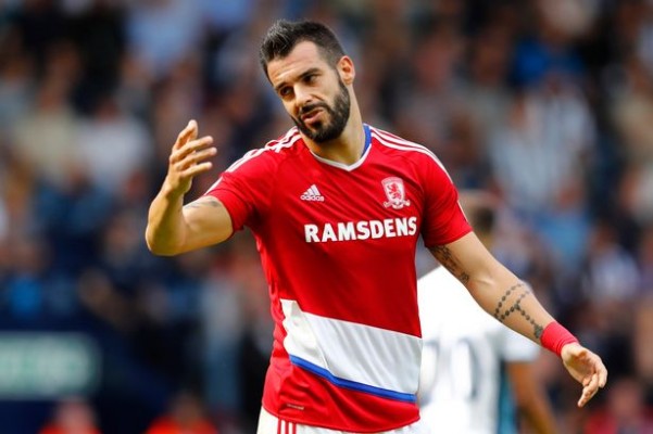 Negredo, titular en el empate del Middlesbrough