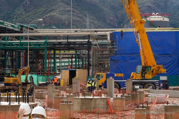 Urbanismo da el visto bueno a Repsol para la instalación del nuevo compresor en la unidad de Platformado de Escombreras