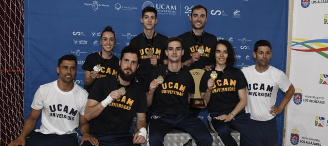 La UCAM, con nueve medallas más, cierra los Nacionales Universitarios con 165 preseas