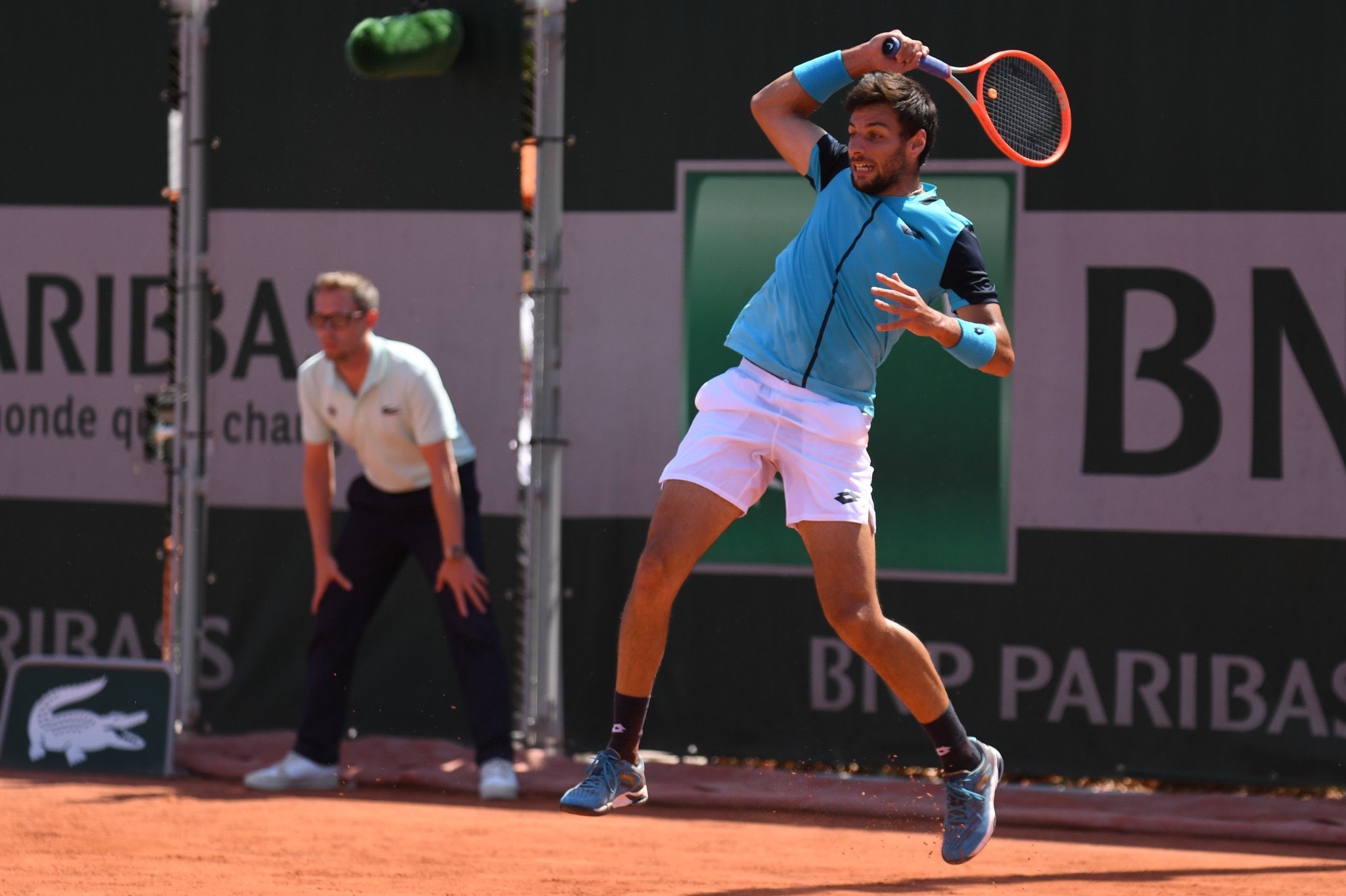 Campanada de Bernabé Zapata, que alcanza los octavos de Roland Garros