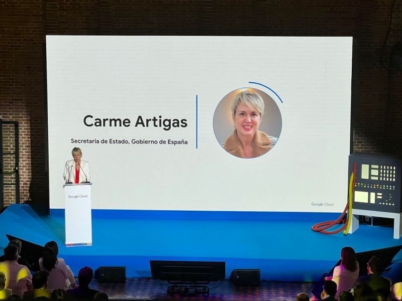 Carme Artigas señala a Google y Minsait como clave en la democratización del dato
