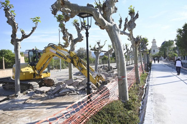 La reforma de Lidón sigue su curso y el Fadrell adjudica las catas arqueológicas del último tramo